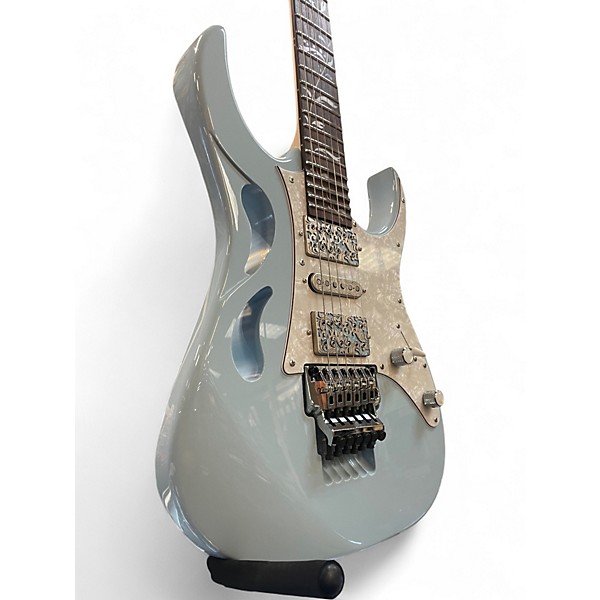 Used Ibanez PIA3761C Steve Vai Signature Powder Blue Solid Body Electric Guitar
