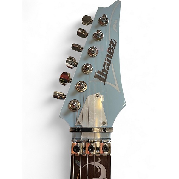Used Ibanez PIA3761C Steve Vai Signature Powder Blue Solid Body Electric Guitar