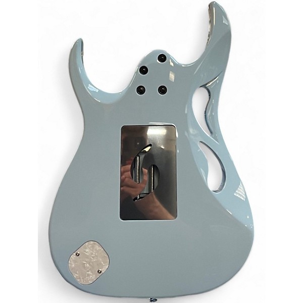 Used Ibanez PIA3761C Steve Vai Signature Powder Blue Solid Body Electric Guitar