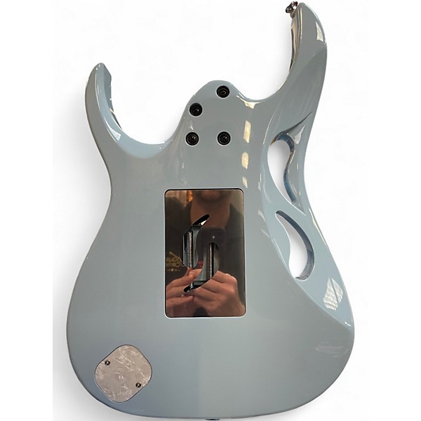 Used Ibanez PIA3761C Steve Vai Signature Powder Blue Solid Body Electric Guitar