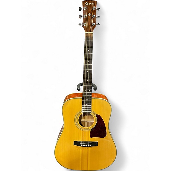 Used Ibanez AW-100 Natural Acoustic Guitar