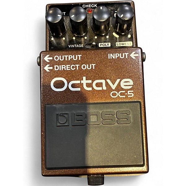 Used BOSS OC5 OCTAVE Effect Pedal