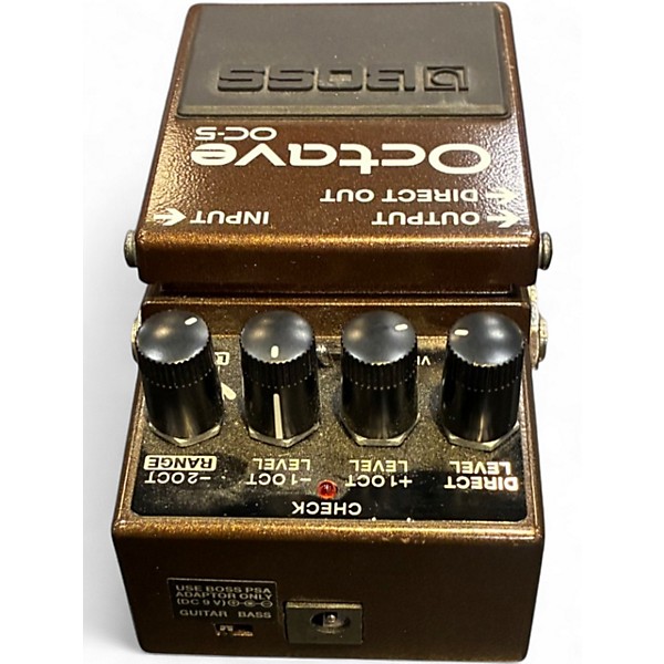 Used BOSS OC5 OCTAVE Effect Pedal