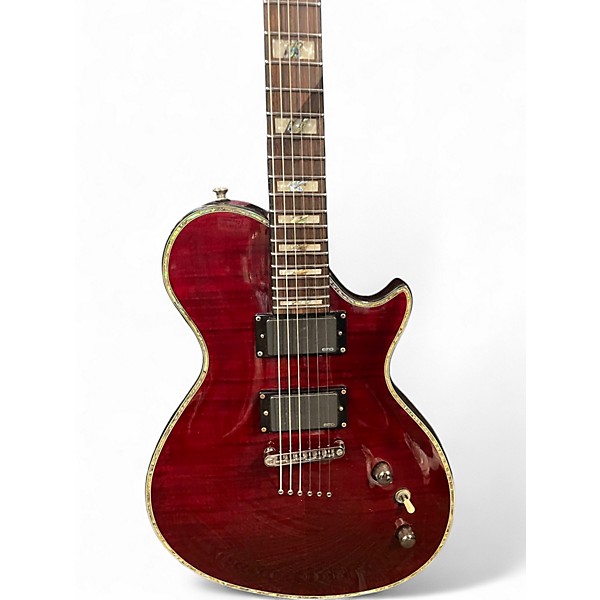 Used ESP LTD PD-1 Burgundy Solid Body Electric Guitar