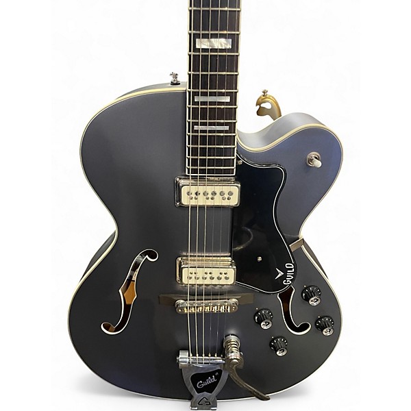 Used Guild X175B Special II Purple Hollow Body Electric Guitar