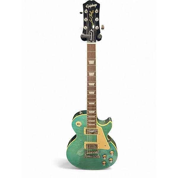 Used Epiphone Les Paul Standard 1960s Trans Blue Solid Body Electric Guitar