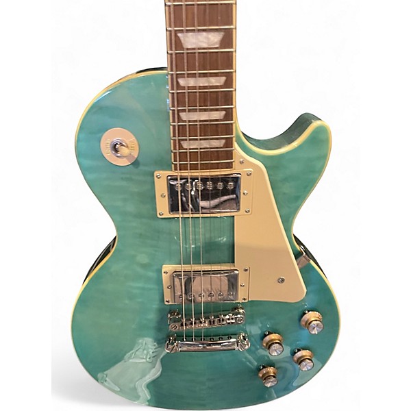Used Epiphone Les Paul Standard 1960s Trans Blue Solid Body Electric Guitar