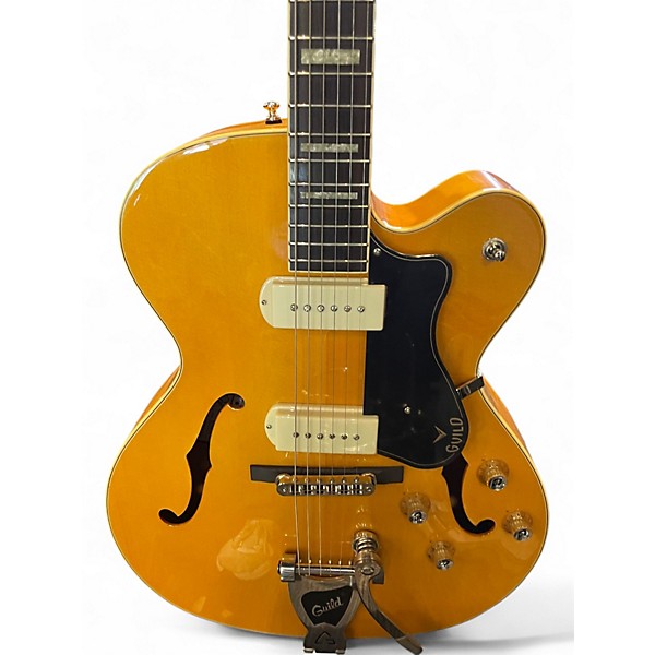 Used Guild X175B Natural Hollow Body Electric Guitar