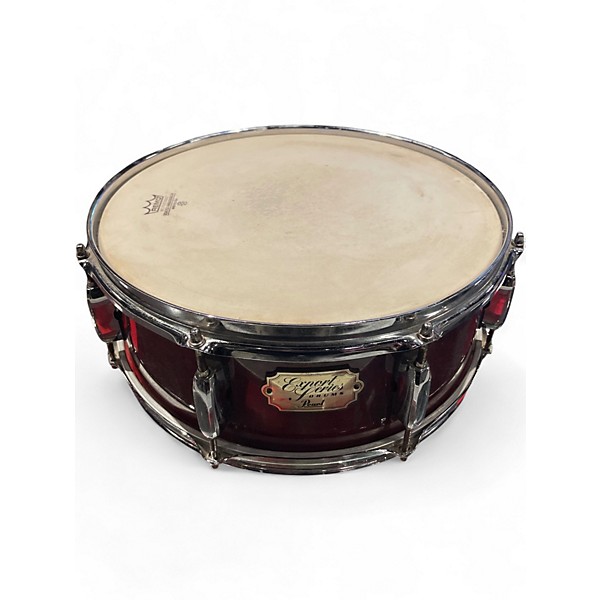 Used Pearl 14in Export Series Snare Wine Red Drum