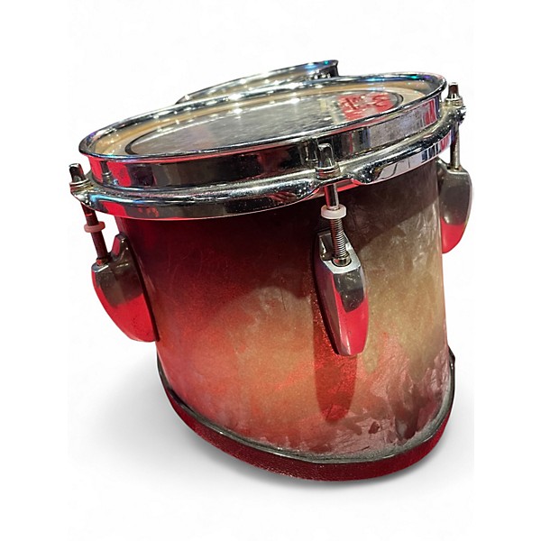 Used Pearl 2 Piece Championship Series Marching Tom Black and Silver Drum