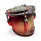 Used Pearl 2 Piece Championship Series Marching Tom Black and Silver Drum