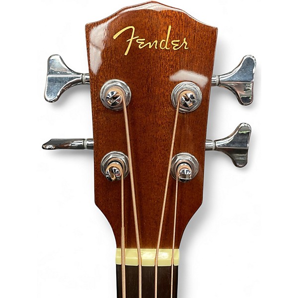 Used Fender Cb60sce Natural Acoustic Bass Guitar