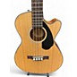 Used Fender Cb60sce Natural Acoustic Bass Guitar