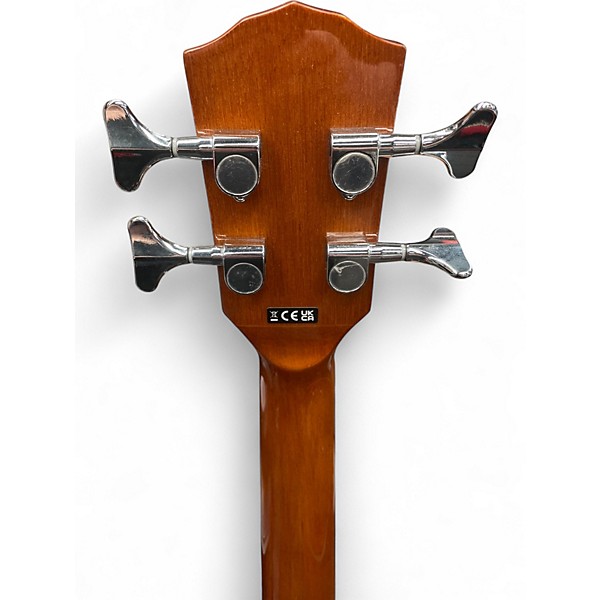 Used Fender Cb60sce Natural Acoustic Bass Guitar
