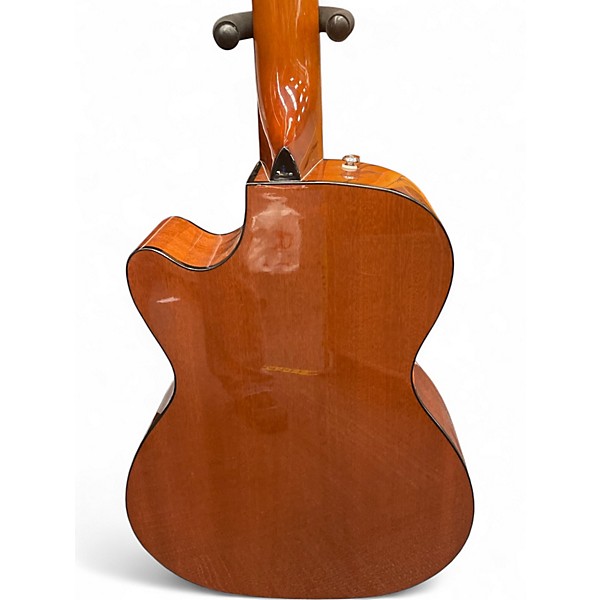 Used Fender Cb60sce Natural Acoustic Bass Guitar