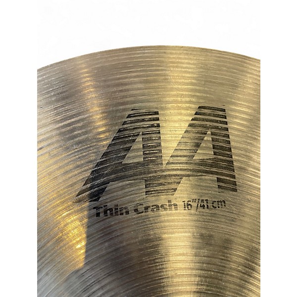 Used SABIAN 16in AA Thin Crash Cymbal