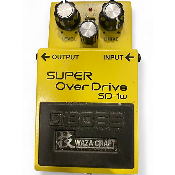 Used BOSS SD1W Super Overdrive Waza Craft Effect Pedal