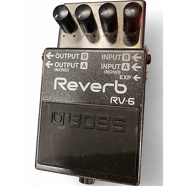 Used BOSS RV6 Digital Reverb Effect Pedal