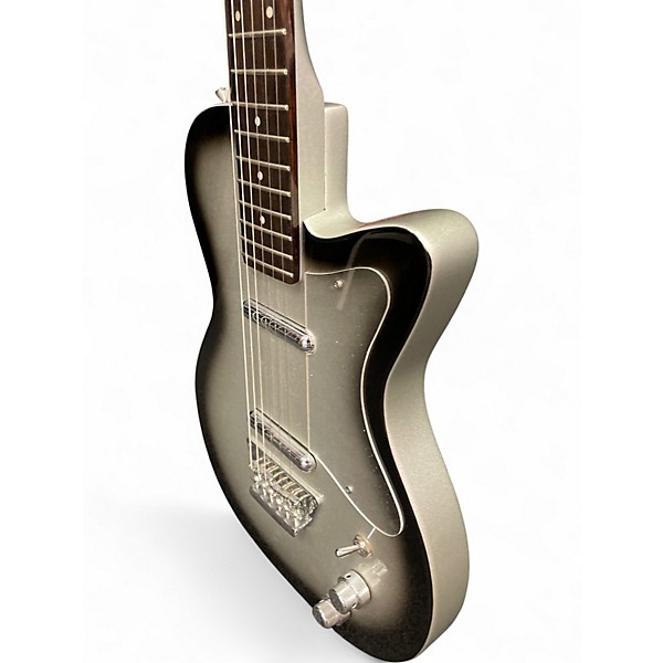 Used Silvertone U2 Gray Solid Body Electric Guitar