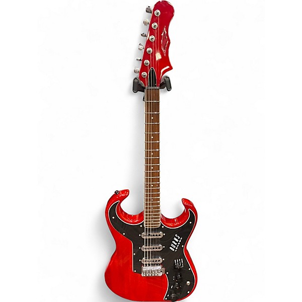 Used Burns Bison 62 reissue Red Solid Body Electric Guitar