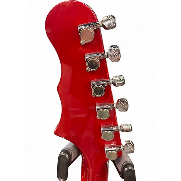 Used Burns Bison 62 reissue Red Solid Body Electric Guitar