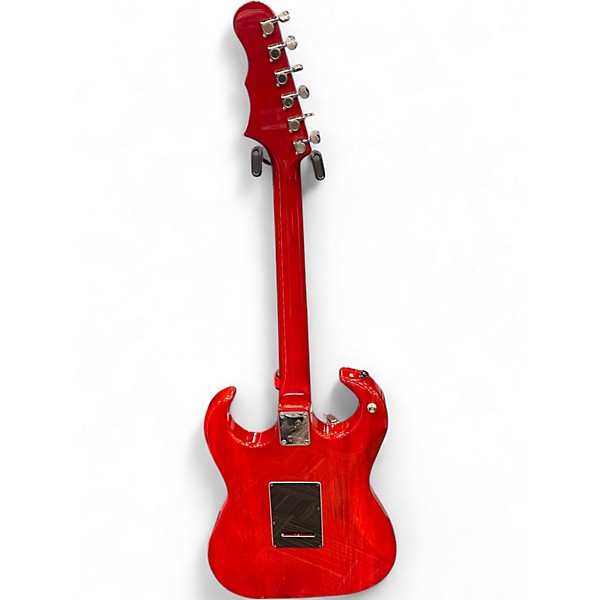 Used Burns Bison 62 reissue Red Solid Body Electric Guitar
