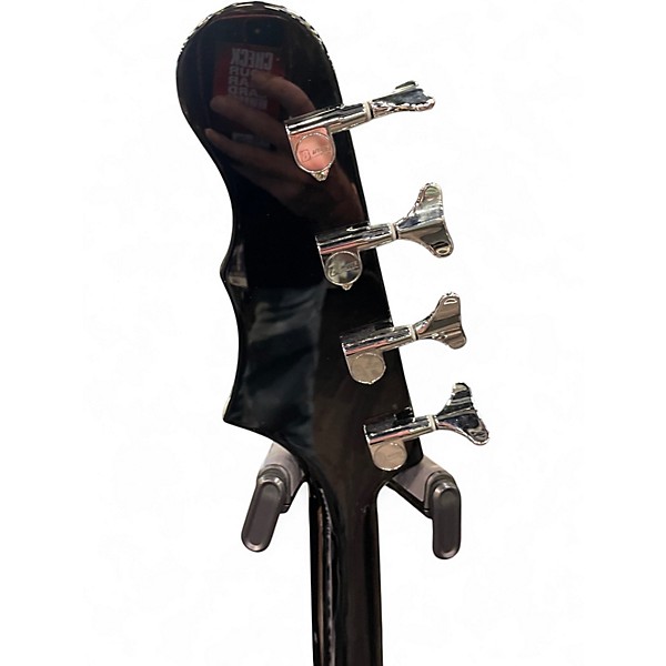 Used Burns Bison Black Electric Bass Guitar