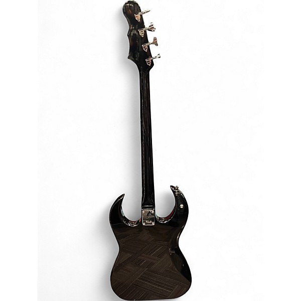 Used Burns Bison Black Electric Bass Guitar