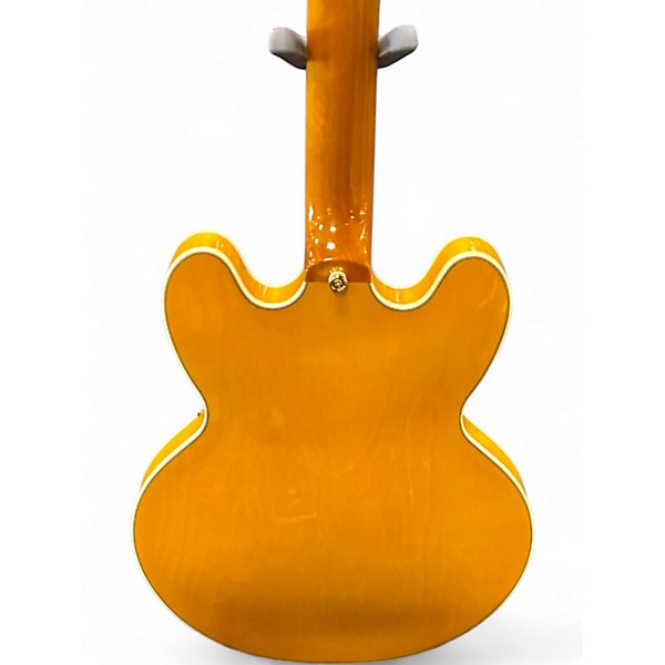 Used Epiphone SHERATON Natural Hollow Body Electric Guitar