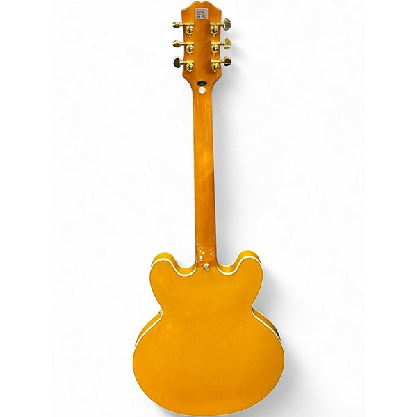 Used Epiphone SHERATON Natural Hollow Body Electric Guitar