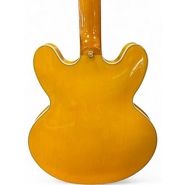 Used Epiphone SHERATON Natural Hollow Body Electric Guitar