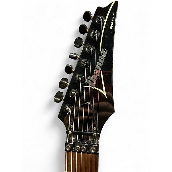 Used 2001 Ibanez rg7420 galaxy black Solid Body Electric Guitar