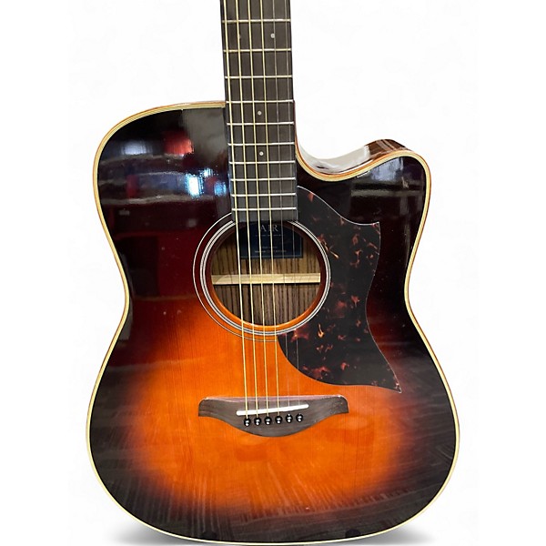 Used Yamaha A1R 2 Tone Sunburst Acoustic Electric Guitar