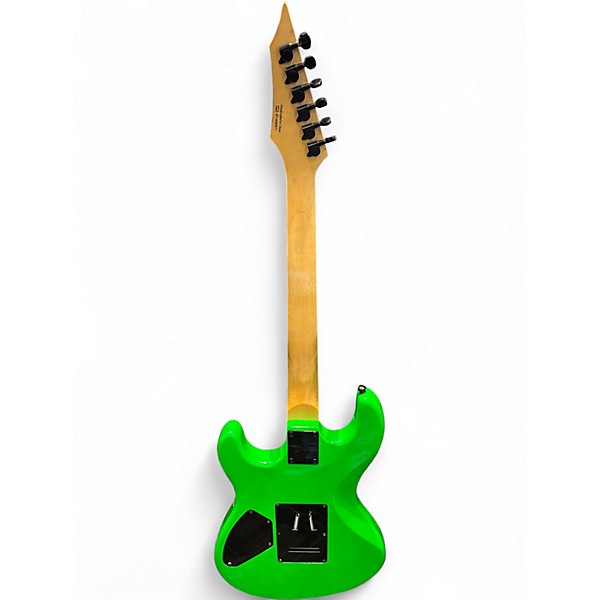 Used Dean Custom Zone Green Solid Body Electric Guitar