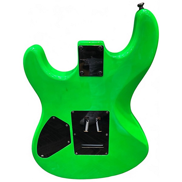 Used Dean Custom Zone Green Solid Body Electric Guitar