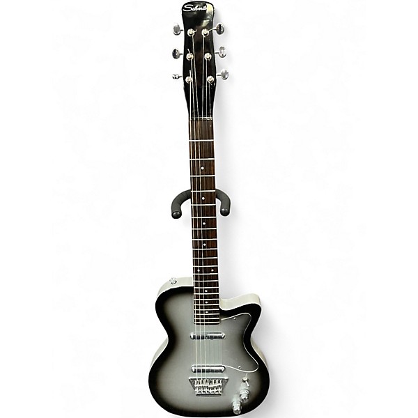 Used Silvertone 1303/U2 Silverburst Solid Body Electric Guitar