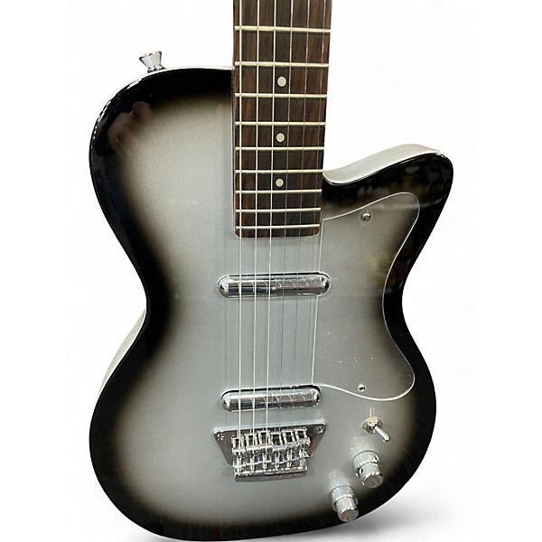 Used Silvertone 1303/U2 Silverburst Solid Body Electric Guitar