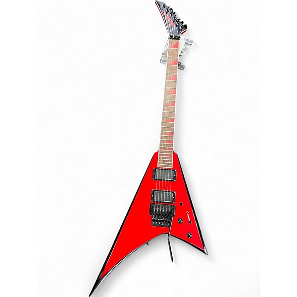 Used Jackson Rrx24 Red with Black Bevels Solid Body Electric Guitar