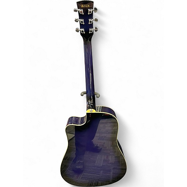 Used Ibanez PF15 Trans Blue Acoustic Guitar