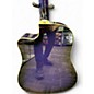 Used Ibanez PF15 Trans Blue Acoustic Guitar