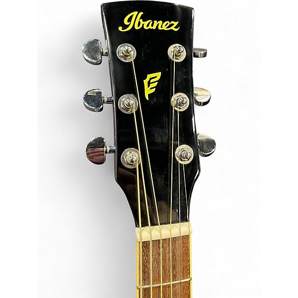 Used Ibanez PF15 Trans Blue Acoustic Guitar