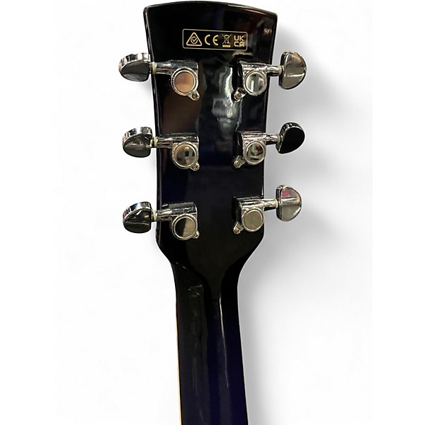 Used Ibanez PF15 Trans Blue Acoustic Guitar