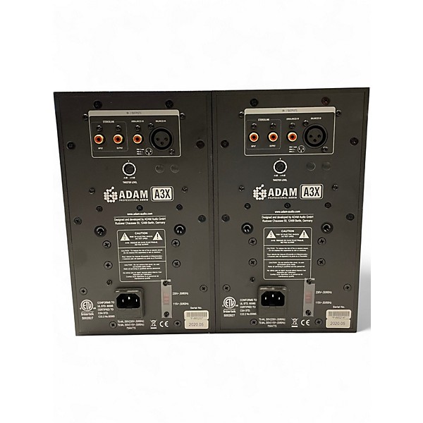 Used ADAM Audio A3X 2-Way Pair Powered Monitor