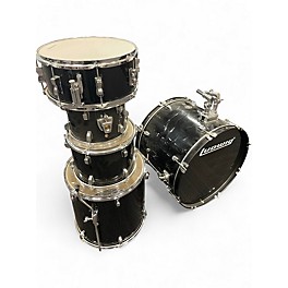 Used Ludwig 5 Piece Accent BLACK Drum Kit