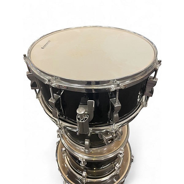 Used Ludwig 5 Piece Accent BLACK Drum Kit