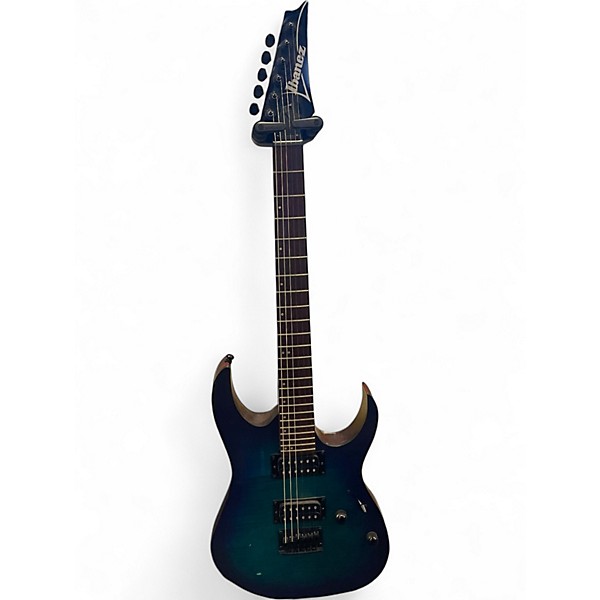 Used Ibanez RG6003FM Blue Sapphire Solid Body Electric Guitar