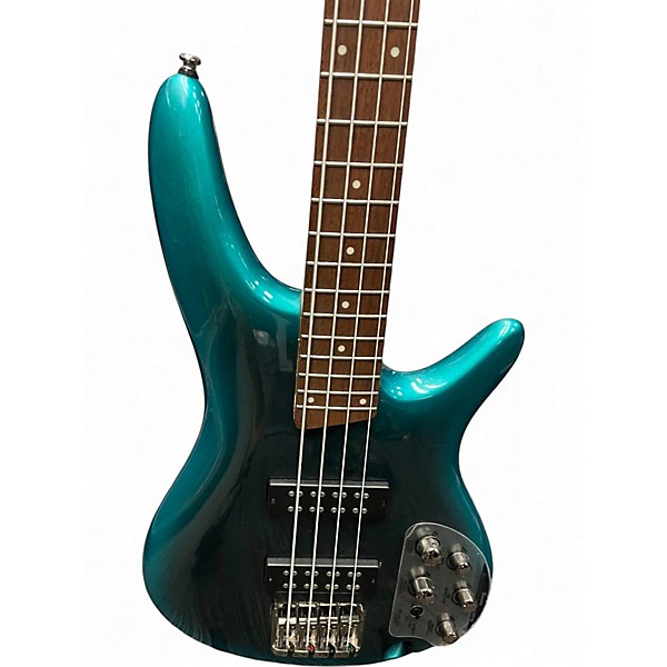 Used Ibanez SR300 Teal Electric Bass Guitar