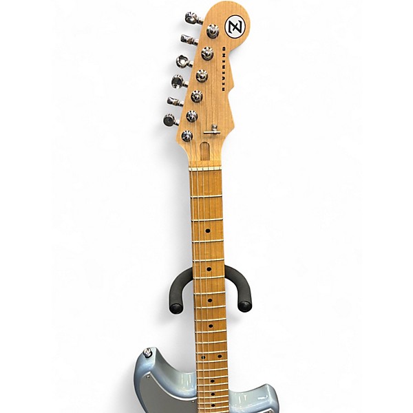 Used Reverend Billy Corgan Drop Z Silver Solid Body Electric Guitar