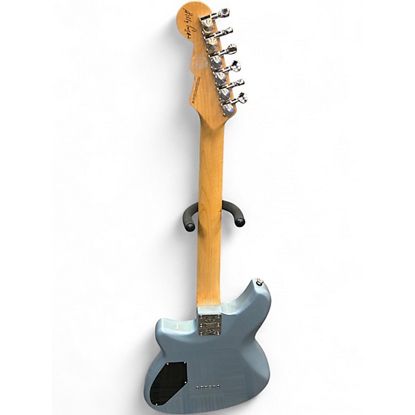 Used Reverend Billy Corgan Drop Z Silver Solid Body Electric Guitar