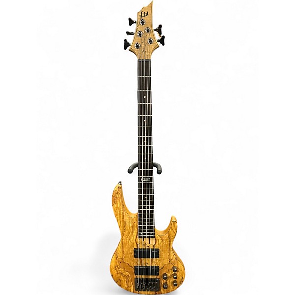 Used ESP LTD B-205SM SATIN NATURAL Electric Bass Guitar